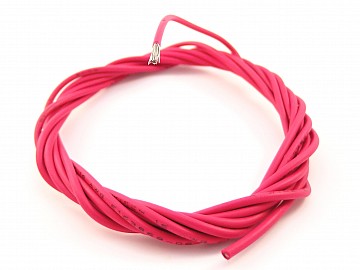 Červený vodič s MPPE izolací (16 AWG)