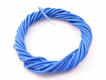 modrý vodič s MPPE izolací (22 AWG)