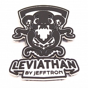 Nášivka Leviathan Černobílá