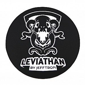 Leviathan černá samolepka